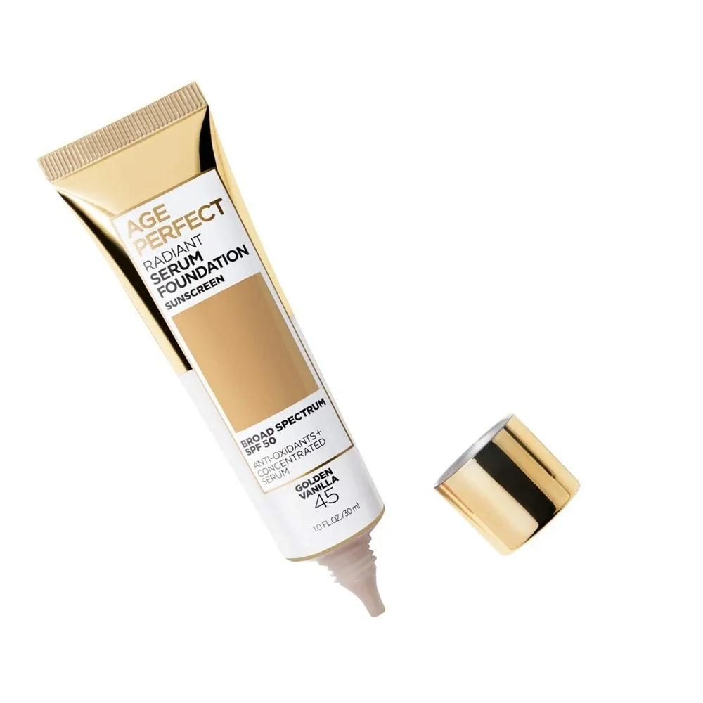 L'Oreal Age Perfect Radiant Serum Foundation SPF 50 Golden Vanilla 45 1oz